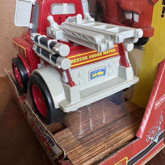 New Disney Pixar Cars Toon Rescue Tow Mater Fisher Price Shake N Go Truck Toy - Picture 3 of 6